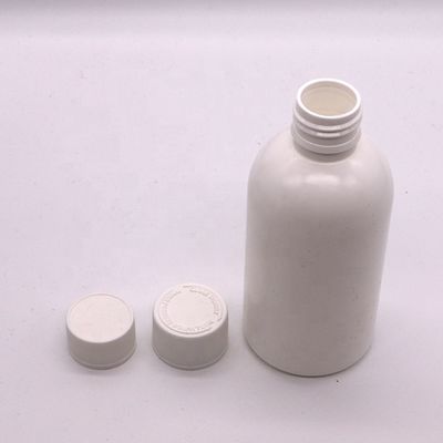 Schermdruk 100 ml/200 ml250 ml HDPE witte lege medicijnfles met kinderbeschermingskap