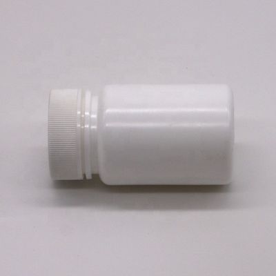 45 ml capaciteit HDPE-fles met schroefdeksel en op maat gemaakte etiketten