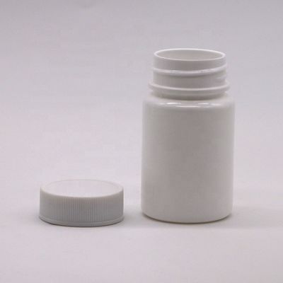 45 ml capaciteit HDPE-fles met schroefdeksel en op maat gemaakte etiketten