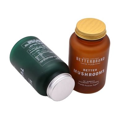 250 ml aanpasbare medicinale PET-plastic fles voor pilcapsules in matte/vrieskleur