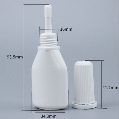 LOGO Op maat gemaakte 10 ml PE-poedersprayfles voor poederseparatie en neusspray