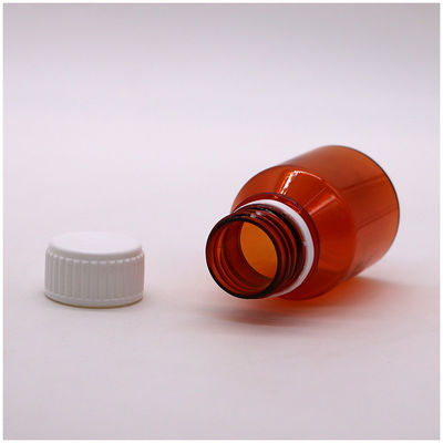 50 ml PET lege draagbare plastic pilflessen met witte schroefkap