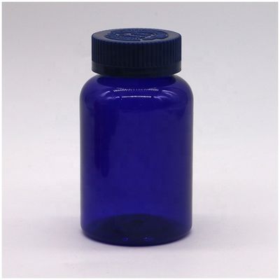 PET lege plastic capsule pillen medicijnfles met CRC schroef Flip Top Caps 175ML/CC/6OZ