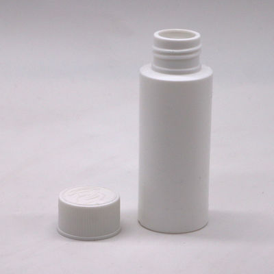 Plastic type HDPE 2OZ/60 ML biologisch afbreekbare medicinale vloeistofffles met kinderdicht deksel