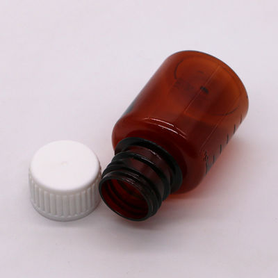 2OZ/60ml/cc PET Bruine medicijnschaal Vloeibare verpakkingsfles voor sigarettenolie