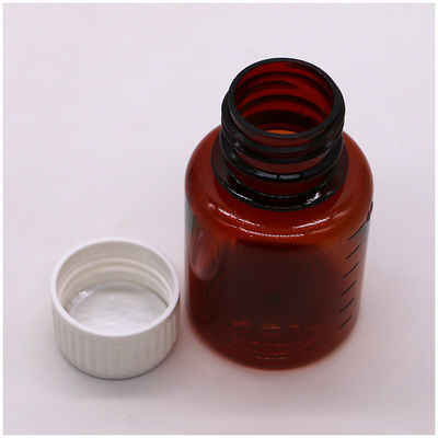 2OZ/60ml/cc PET Bruine medicijnschaal Vloeibare verpakkingsfles voor sigarettenolie