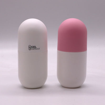 130 ml HDPE-fles in de vorm van een capsule voor voedingssupplementen met schroefkap