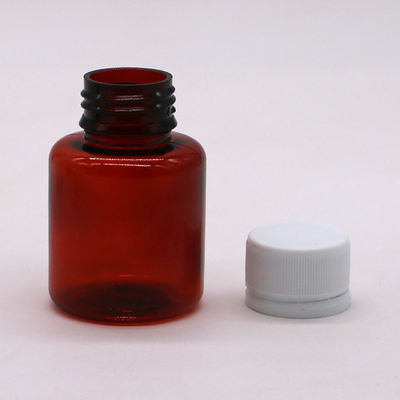 70 ml PET Amber Maple Hoest siroop orale vloeistof fles met veiligheidskap en warmteverzegeling