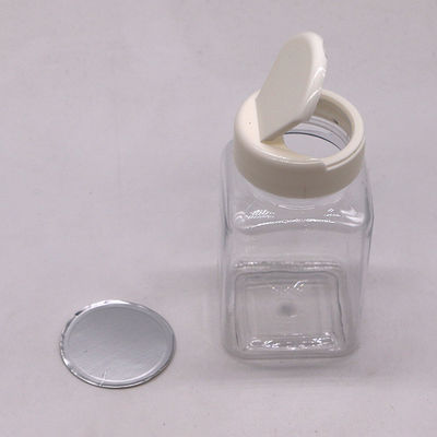 Geneesmiddelenfles 100 ml PET Vierkante Plasticfles met aangepaste kleur en verschillende deksels