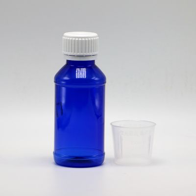 100cc PET Amber/Orange/Blue Maple Hoeststroop Fles met veiligheidsdop en warmteverzegeling