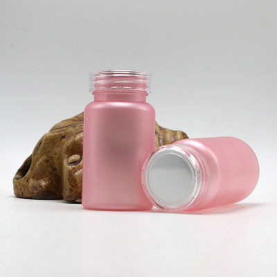 100 ml PET Amber Plastic Medicine Flask voor pil/vitamine/capsule kraag Materiaal PET