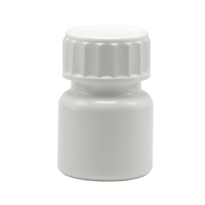 Gepersonaliseerd logo 30 ml PE witte pil medicatiefles met schroefdeksel hoge duurzaamheid