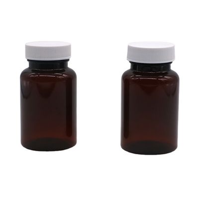 Aanpasbare PET-kraag 120 ml vaste plastic fles voor geneesmiddelen en gezondheidszorgproducten