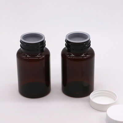 Aanpasbare PET-kraag 120 ml vaste plastic fles voor geneesmiddelen en gezondheidszorgproducten