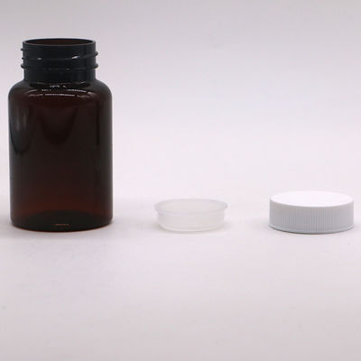 Aanpasbare PET-kraag 120 ml vaste plastic fles voor geneesmiddelen en gezondheidszorgproducten