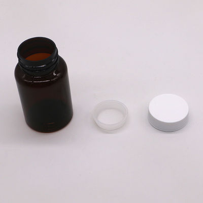Aanpasbare PET-kraag 120 ml vaste plastic fles voor geneesmiddelen en gezondheidszorgproducten