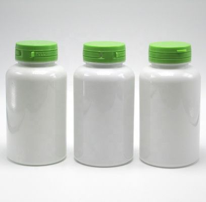 220 ml PET witte ronde fles voor de gezondheidszorg Product Basismateriaal PET afscheurbaar deksel