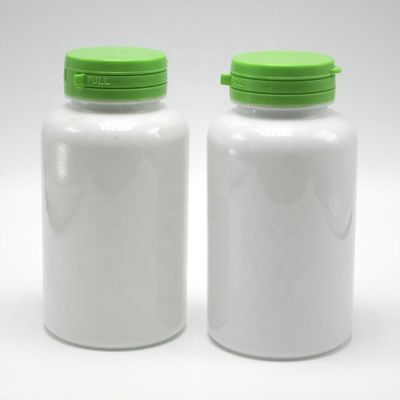 220 ml PET witte ronde fles voor de gezondheidszorg Product Basismateriaal PET afscheurbaar deksel