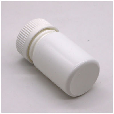 50 ml PE Ronde vorm HDPE Plastic Flask voor geneesmiddelen Vaste tablet Capsule opslag