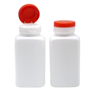 Schermdrukken 190 ml HDPE vierkant plastic fles voor medicijnsupplementen