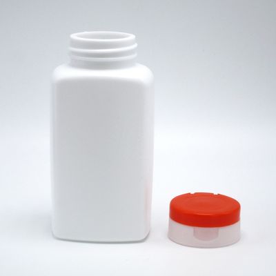 Schermdrukken 190 ml HDPE vierkant plastic fles voor medicijnsupplementen
