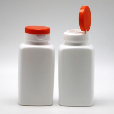Schermdrukken 190 ml HDPE vierkant plastic fles voor medicijnsupplementen