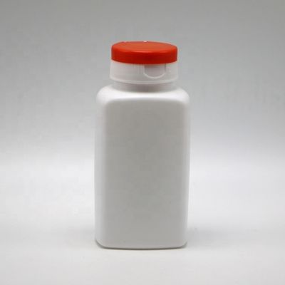 Schermdrukken 190 ml HDPE vierkant plastic fles voor medicijnsupplementen