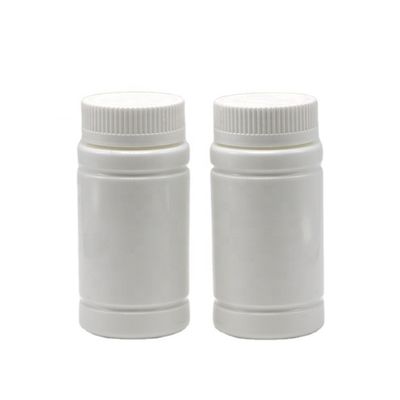 Gepersonaliseerd logo PE lege bamboevorm plastic fles met schroefdop voor pil capsule tablet medicijn supplement 5OZ 150ml