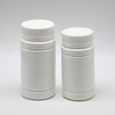 Gepersonaliseerd logo PE lege bamboevorm plastic fles met schroefdop voor pil capsule tablet medicijn supplement 5OZ 150ml