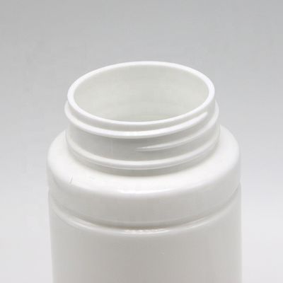 Gepersonaliseerd logo PE lege bamboevorm plastic fles met schroefdop voor pil capsule tablet medicijn supplement 5OZ 150ml