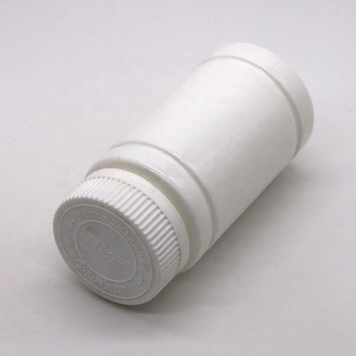 Gepersonaliseerd logo PE lege bamboevorm plastic fles met schroefdop voor pil capsule tablet medicijn supplement 5OZ 150ml