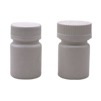 30 ml Ronde vorm PE Plastic Flask voor geneesmiddelen Vaste tablet Capsule opslagoplossing