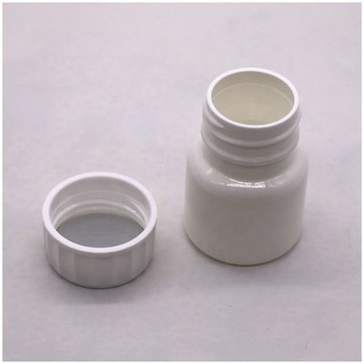 30 ml Ronde vorm PE Plastic Flask voor geneesmiddelen Vaste tablet Capsule opslagoplossing