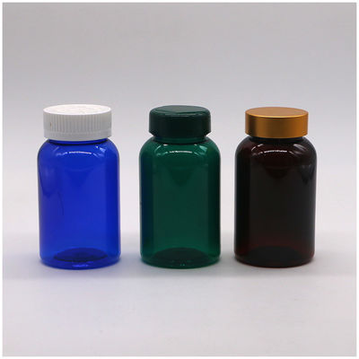 Industriële geneeskunde 160 ml/5,3 oz PET plastic fles met flip cap/kind resistent cap