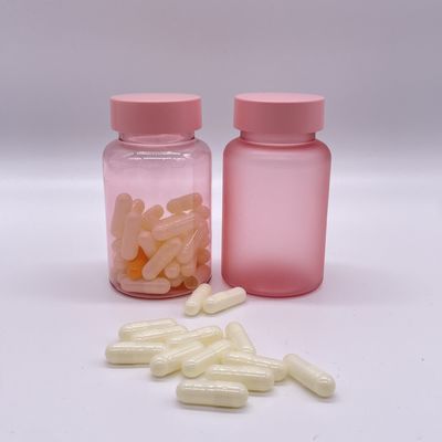Op maat gemaakte 120 ml PET Matte Finished Flasje met schroefdop voor Supplement Pill Capsule