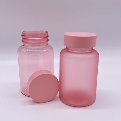 Op maat gemaakte 120 ml PET Matte Finished Flasje met schroefdop voor Supplement Pill Capsule