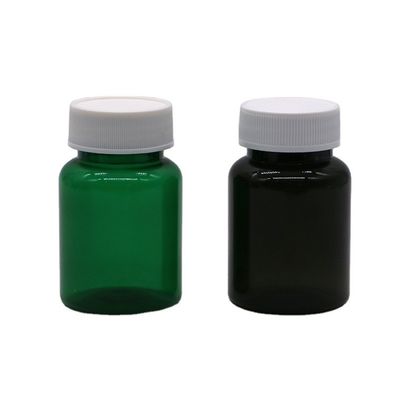 Industriële geneeskunde 50 ml PET plastic fles met schroefdeksel en op maat gedrukte etiketten