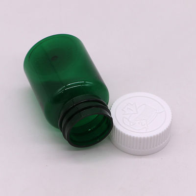 Industriële geneeskunde 50 ml PET plastic fles met schroefdeksel en op maat gedrukte etiketten