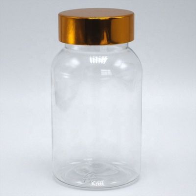120 ml breed mond Flip Top Cap PET fles voor aangepaste pil fles Supplement container