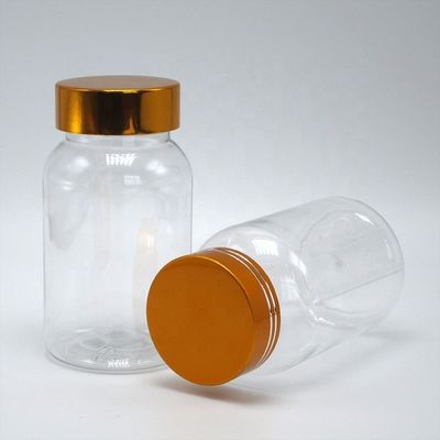 120 ml breed mond Flip Top Cap PET fles voor aangepaste pil fles Supplement container