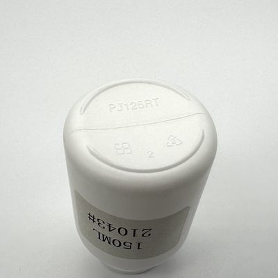Verzegelde kap af te scheuren Plastic Medicine Capsule Supplement Flasjes voor 150 ml Capaciteit