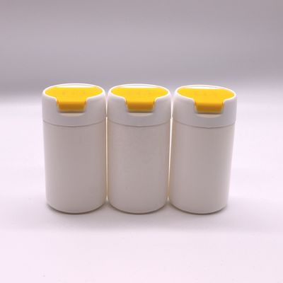 PE-materiaal 120 ml ronde vorm HDPE-plasticfles voor vaste tabletten en capsules
