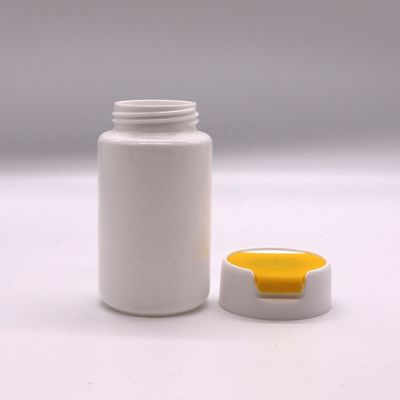 PE-materiaal 120 ml ronde vorm HDPE-plasticfles voor vaste tabletten en capsules