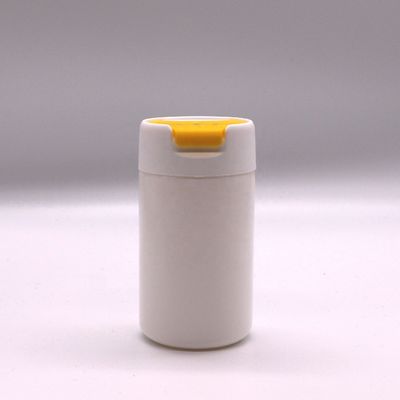 PE-materiaal 120 ml ronde vorm HDPE-plasticfles voor vaste tabletten en capsules