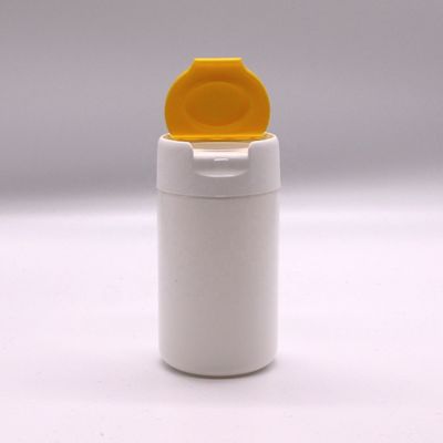 PE-materiaal 120 ml ronde vorm HDPE-plasticfles voor vaste tabletten en capsules