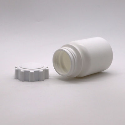 Medicines Solid Tablet Capsule Opberging 175 ml PE Plastic Flasje met Gear Cover