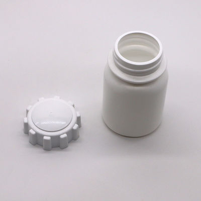 Medicines Solid Tablet Capsule Opberging 175 ml PE Plastic Flasje met Gear Cover