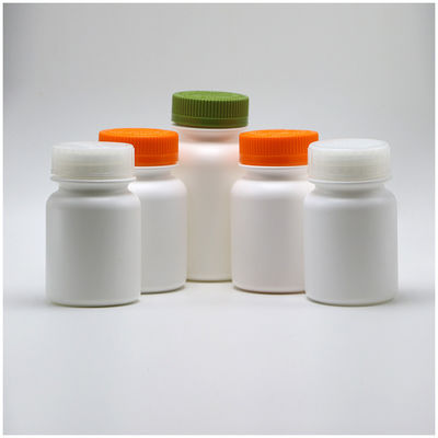 Medicines Solid Tablet Capsule Opberging 175 ml PE Plastic Flasje met Gear Cover