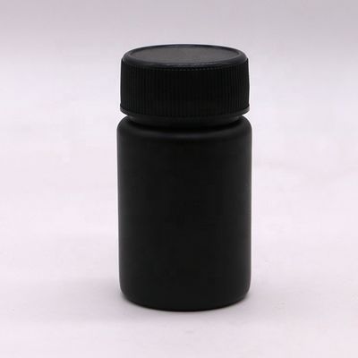 Geneesmiddelpoeder capsule 70 ml PET plastic fles met schroefkap en etiket afdruk