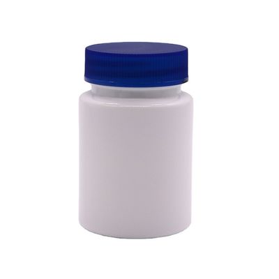 80 ml HDPE-fles met brede mond lege capsulevaten met schroefdop en kinderbeschermingsdop